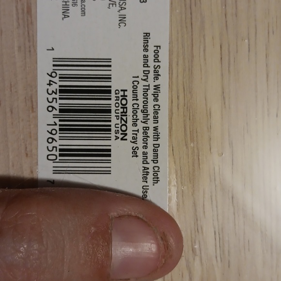 Cloche Tray Set - Picture 3 of 3